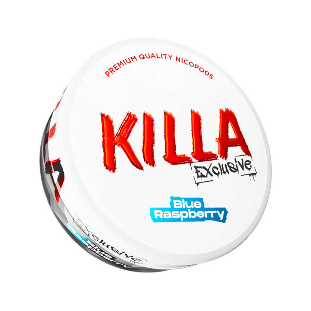 Blue Raspberry Nicotine Pouches by Killa
