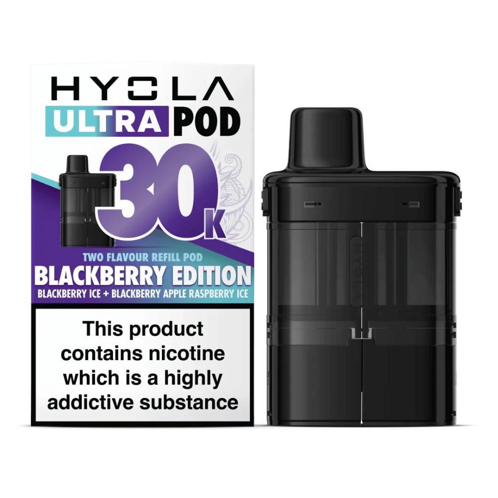 Hyola Ultra 30K Prefilled Replacement Pods Blackberry Edition
