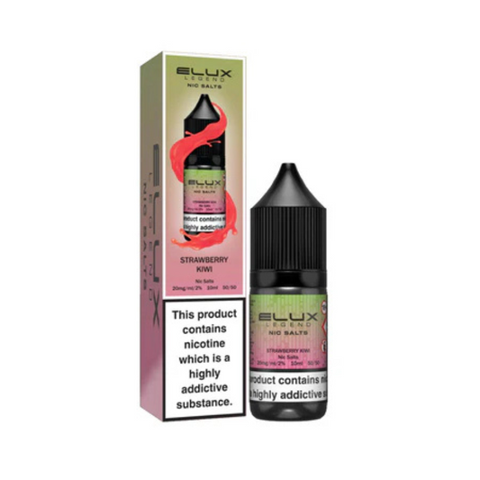 Elux Legend Nic Salts Strawberry Kiwi E Liquid 10ml