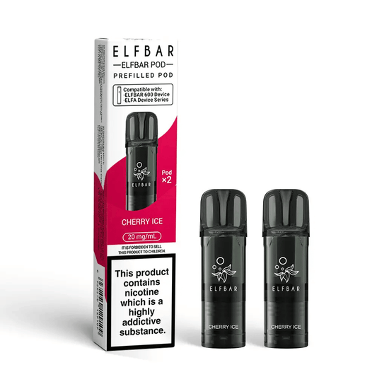 Elf bar 600 Prefilled Pod Cherry Ice
