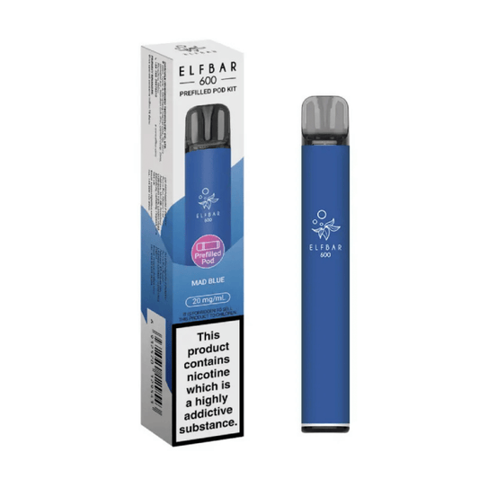 ELFBAR 600 Prefilled Pod Kit Mad Blue