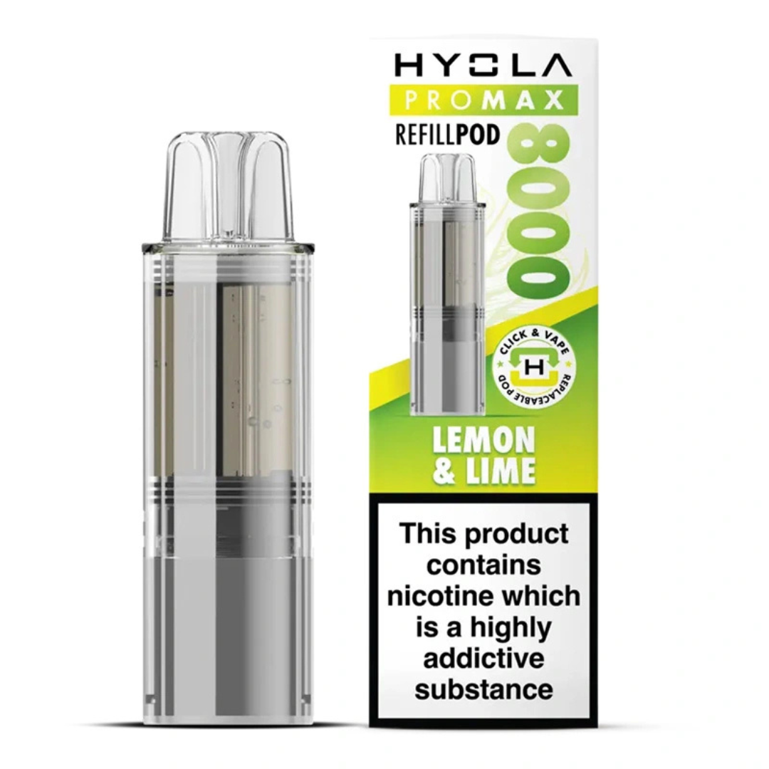 Hyola Pro Max 8000 Prefilled Pod Lemon Lime