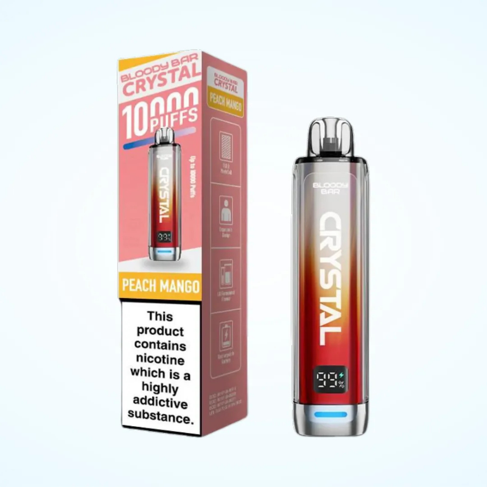Bloody Bar Crystal 10K Prefilled Pod Kit Peach Mango
