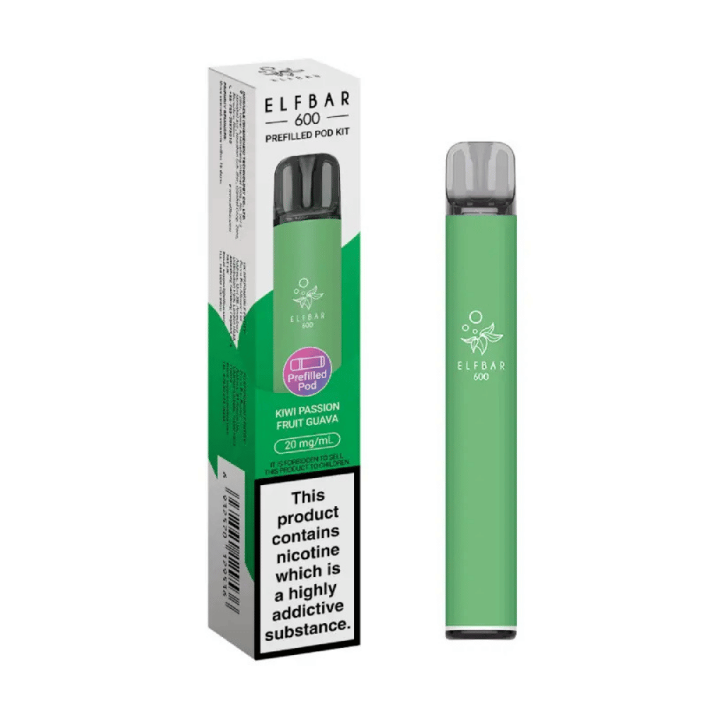 ELFBAR 600 Prefilled Pod Kit Kiwi Passionfruit Guava