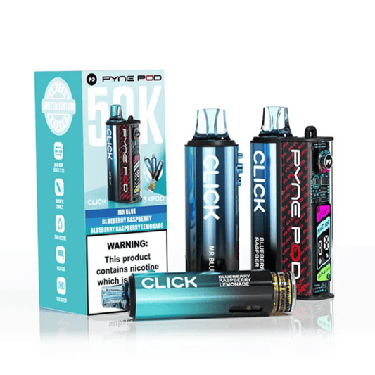 Pyne Pod Click 50k Prefilled Pod Kit Blue Edition