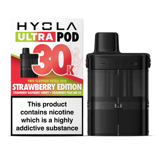 Hyola Ultra 30K Prefilled Replacement Pods Strawberry Edition