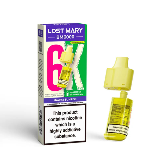 Lost Mary BM6000 Prefilled Pod Hawaii Sunrise