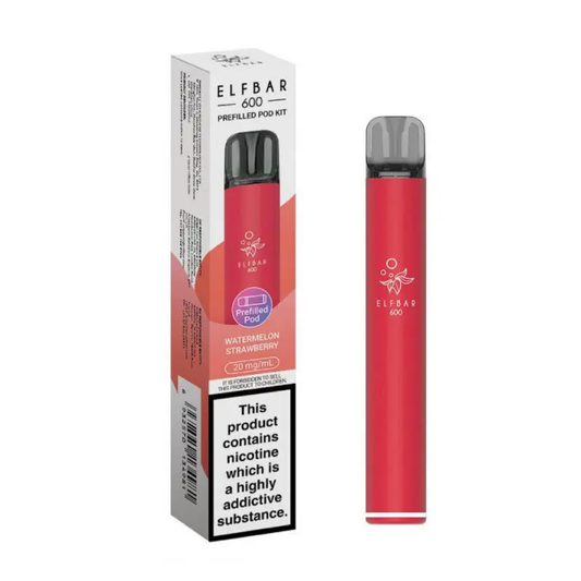 ELFBAR 600 Prefilled Pod Kit Watermelon Strawberry