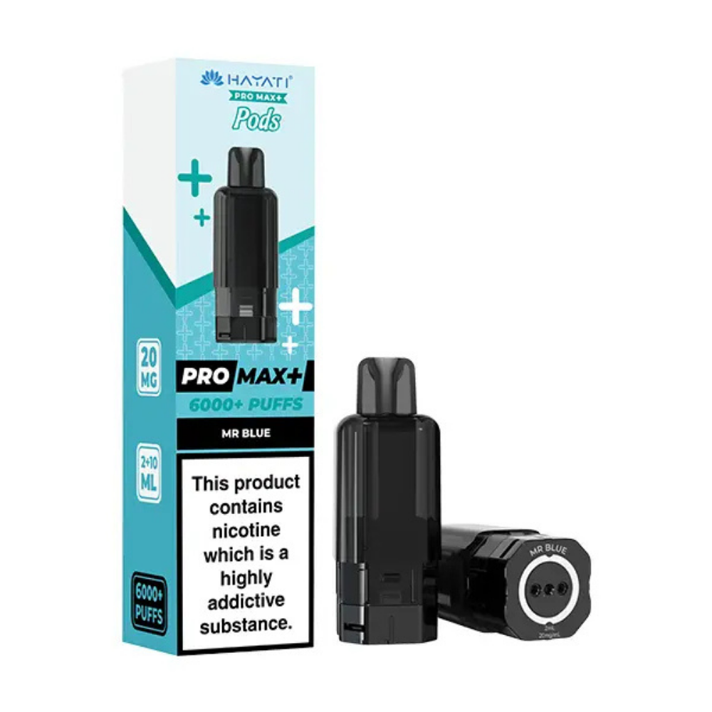 Hayati Pro Max Plus 6000 Prefilled Pods Mr Blue
