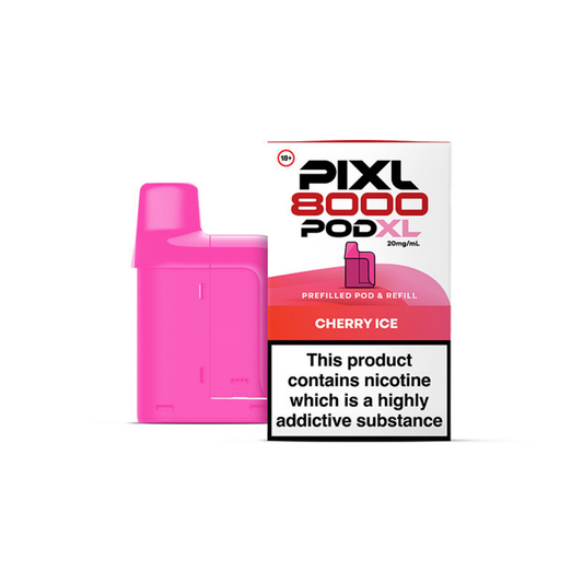 Pixl 8000 Cherry Ice Refill Pods