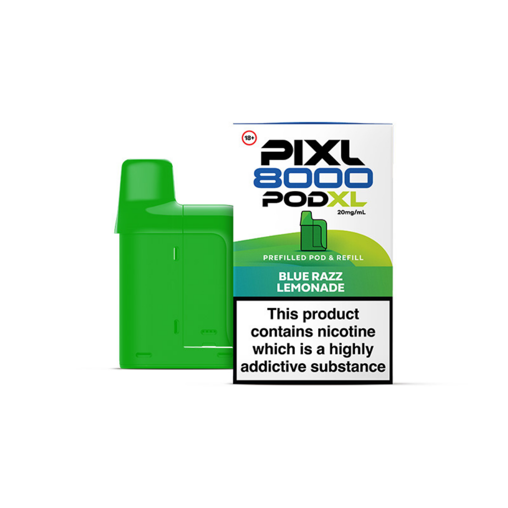 Pixl 8000 Blue Razz Lemonade Refill Pods
