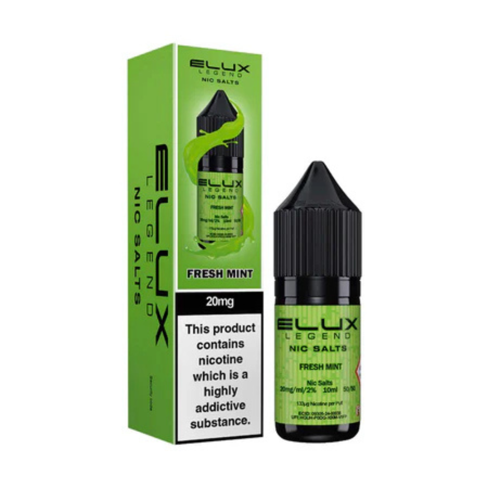 Elux Legend Nic Salts Fresh Mint E Liquid 10ml