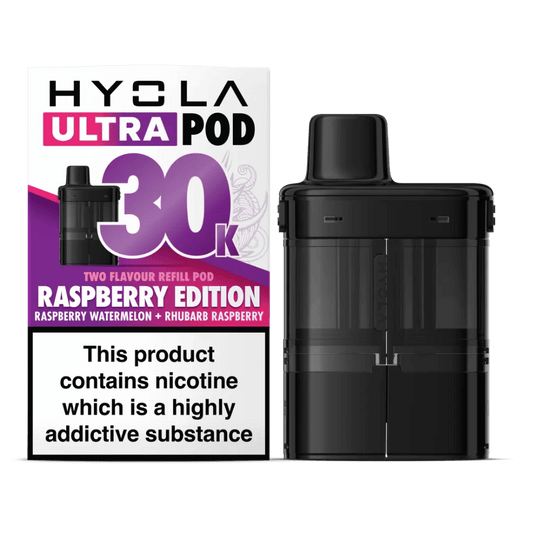 Hyola Ultra 30K Prefilled Replacement Pods Raspberry Edition