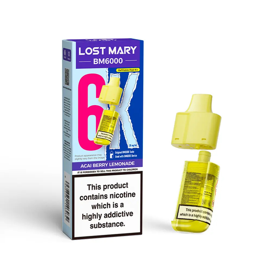 Lost Mary BM6000 Prefilled Pod Acai Berry Lemonade