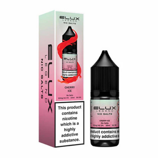 Elux Legend Nic Salts Cherry Ice E Liquid 10ml