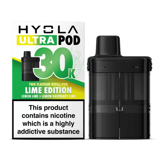 Hyola Ultra 30K Prefilled Replacement Pods Lime Edition