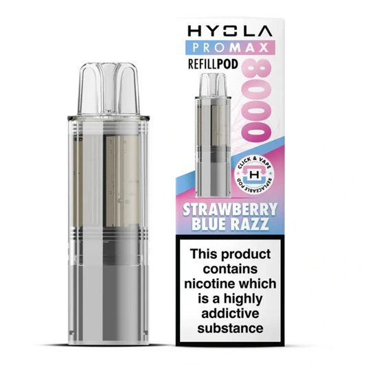 Hyola Pro Max 8000 Prefilled Pod Strawberry Blue Razz