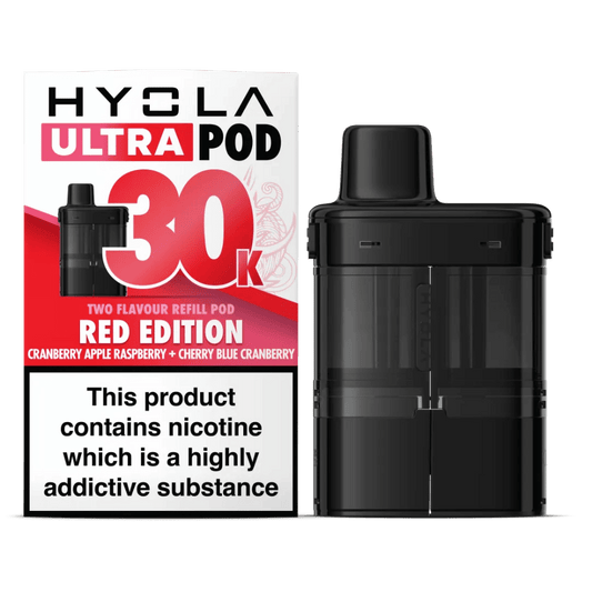 Hyola Ultra 30K Prefilled Replacement Pods Red Edition
