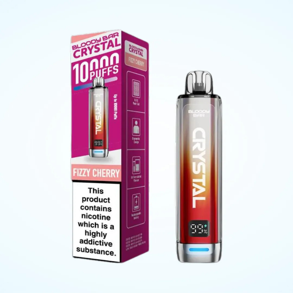 Bloody Bar Crystal 10K Prefilled Pod Kit Fizzy Cherry