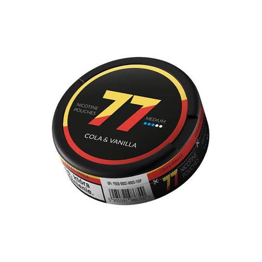 77 Slim Cola & Vanilla Nicotine Pouches
