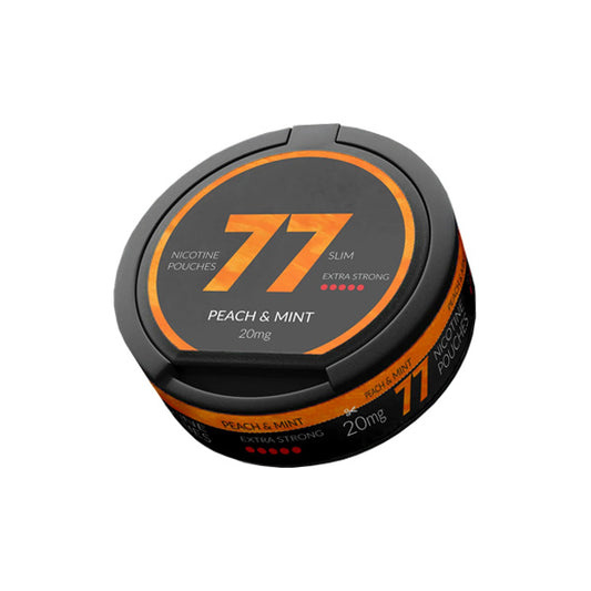 77 Slim Peach & Mint Nicotine Pouches