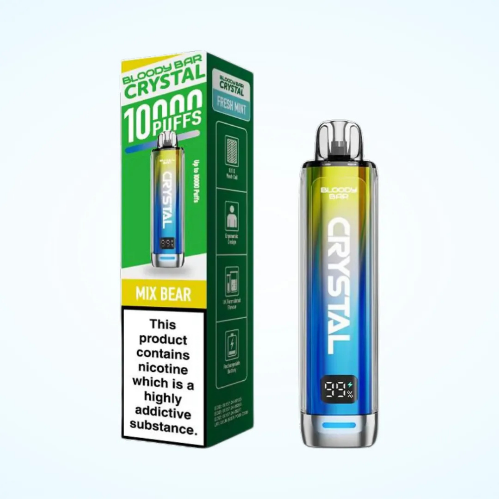 Bloody Bar Crystal 10K Prefilled Pod Kit Bear Mix