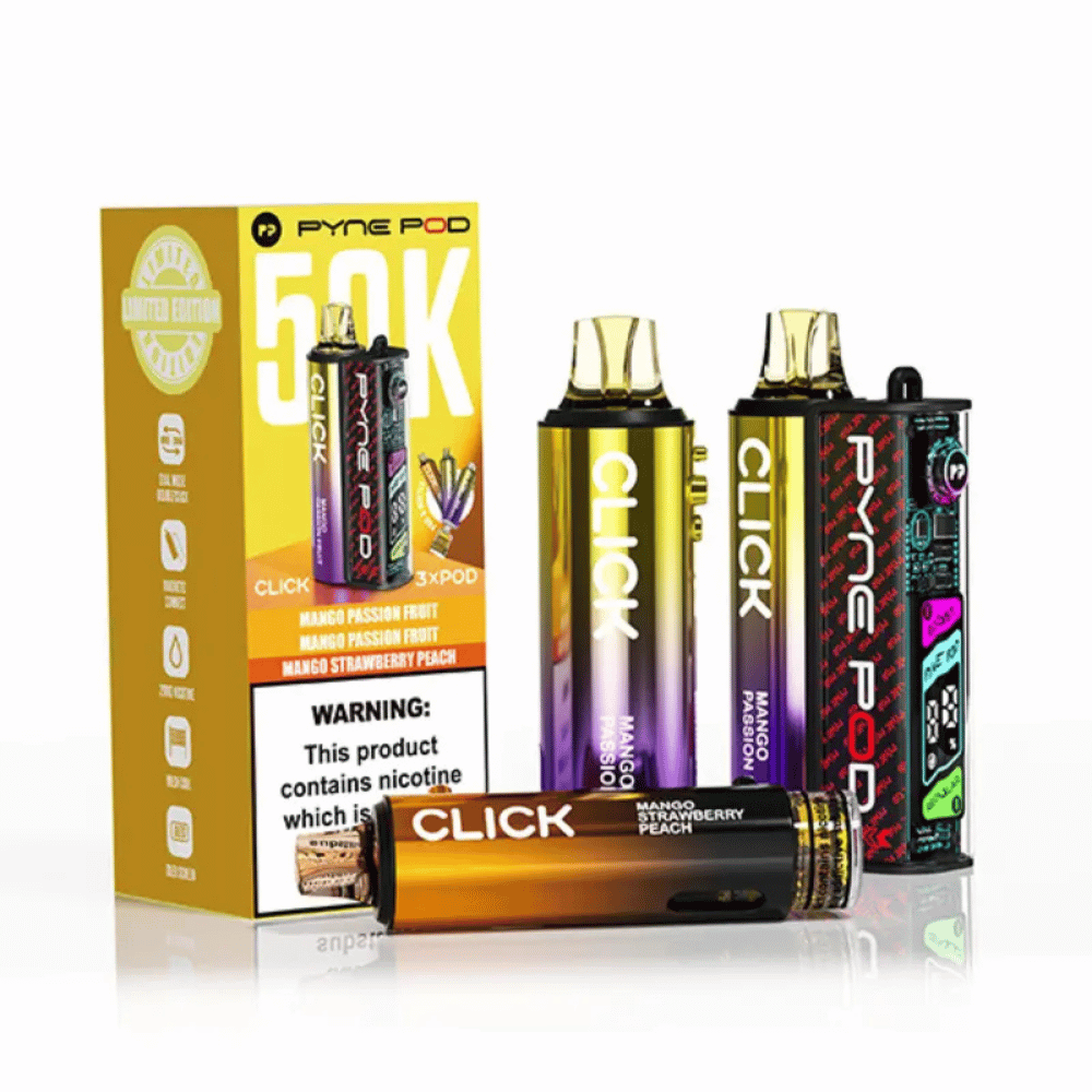 Pyne Pod Click 50k Prefilled Pod Kit Mango Edition