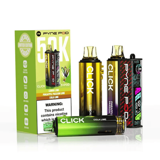 Pyne Pod Click 50k Prefilled Pod Kit Lime Edition