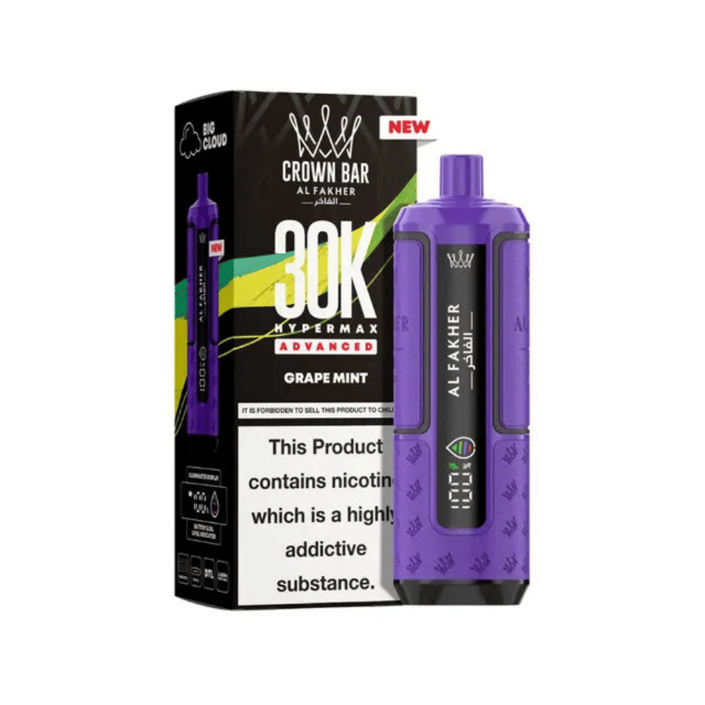 Al Fakher 30K Hypermax Prefilled Pod Kit Grape Mint