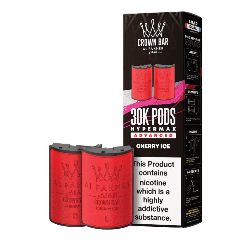 Al Fakher 30k Hypermax Prefilled Pods Cherry Ice