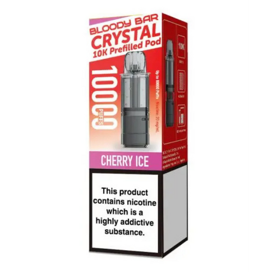 Bloody Bar Crystal 10K Prefilled Pod Cherry Ice