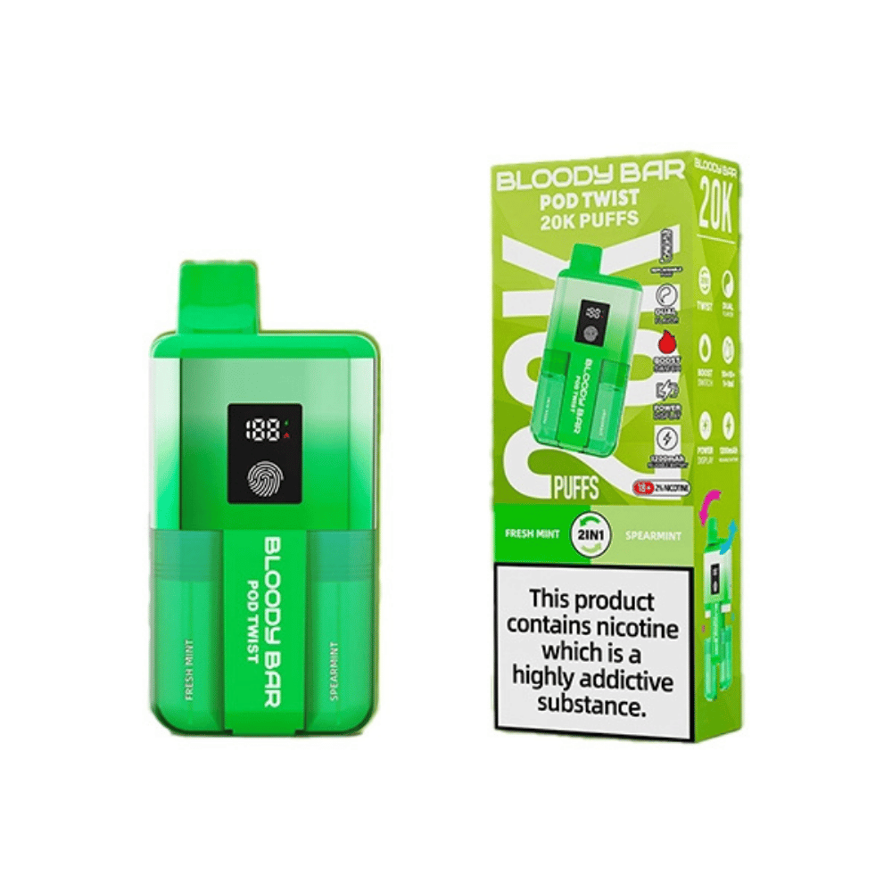 Bloody Bar 20K Prefilled Pod Kit Fresh Mint / Spearmint