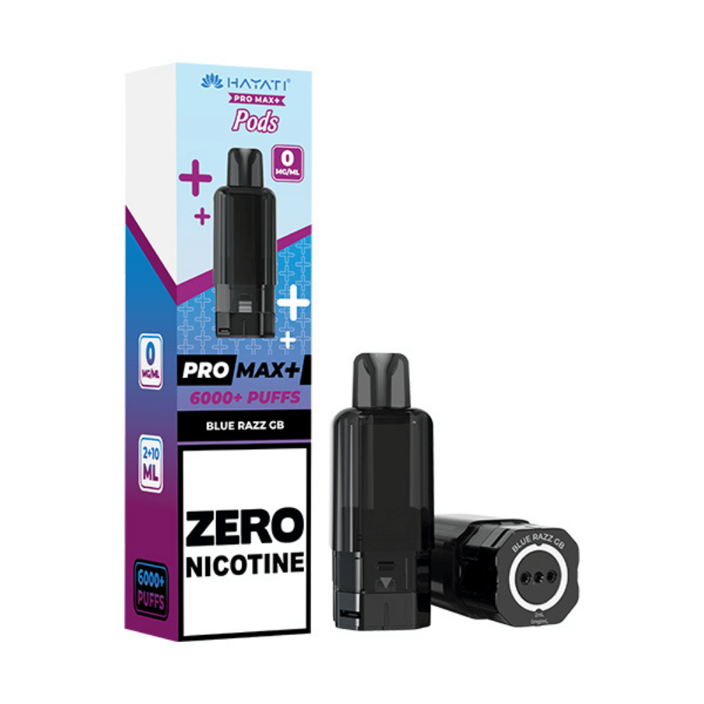 Blue Razz GB Hayati Pro Max Plus 6000 Prefilled Pod Zero Nicotine