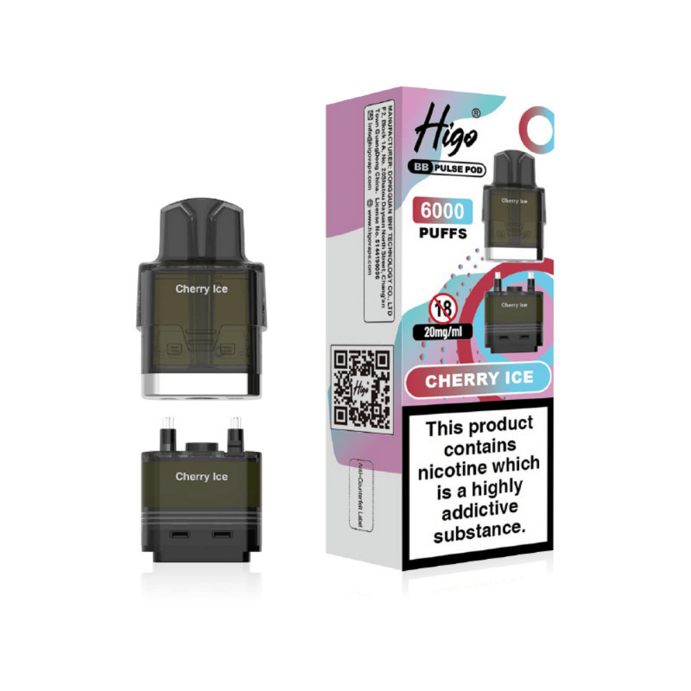 Higo BB Pulse 6000 Prefilled Pod Cherry Ice