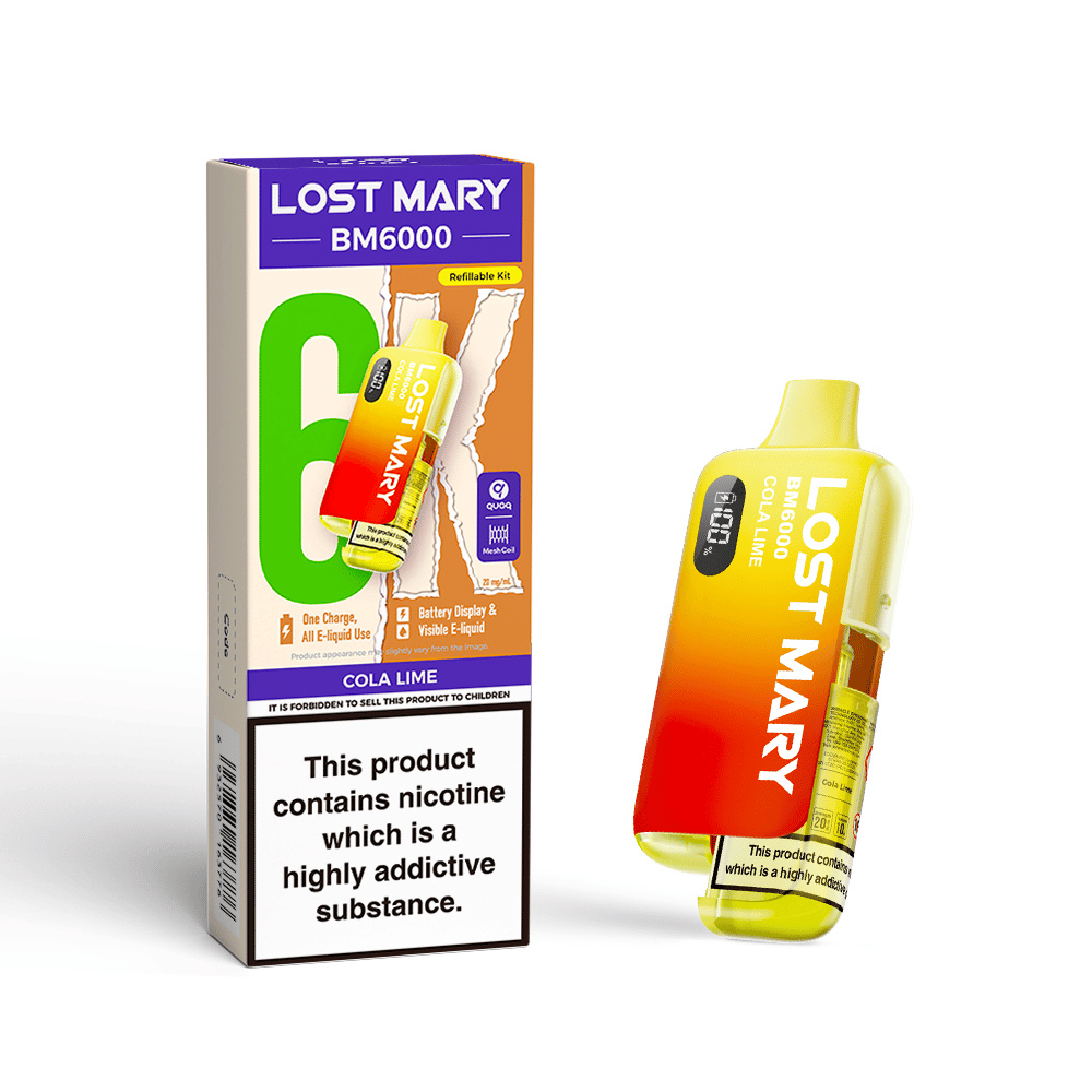 Lost Mary BM6000 Prefilled Pod Kit Cola Lime