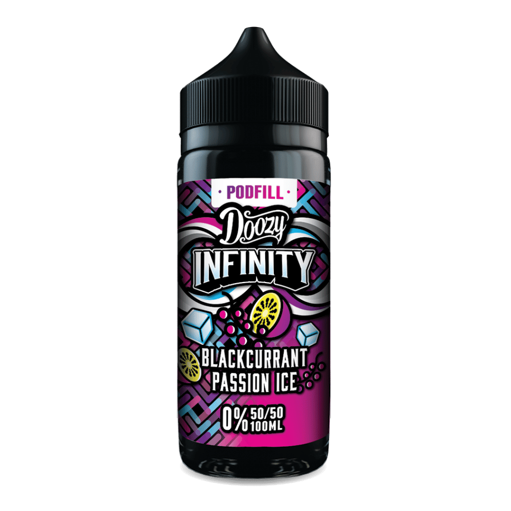 Doozy Infinity 100ml Shortfill E-Liquid 50VG Blackcurrant Passion Ice