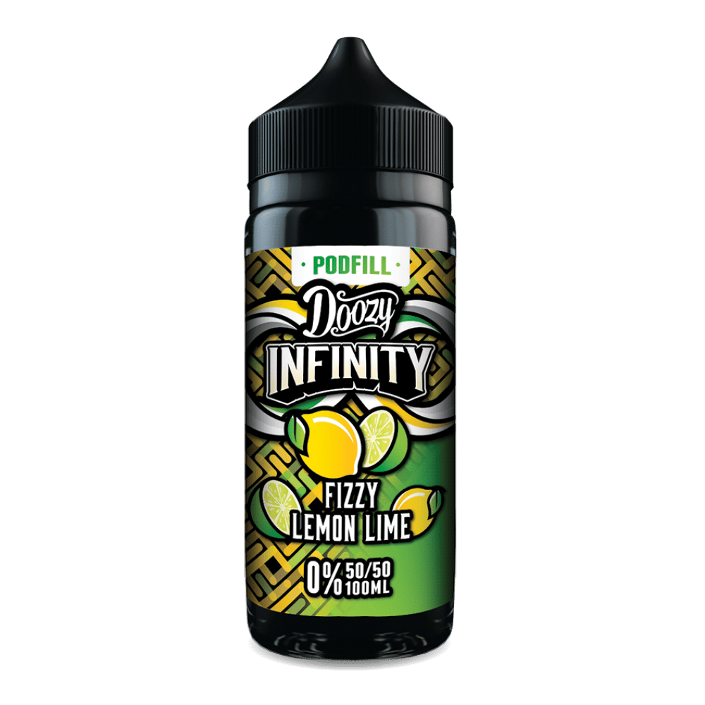 Doozy Infinity 100ml Shortfill E-Liquid 50VG Fizzy Lemon Lime
