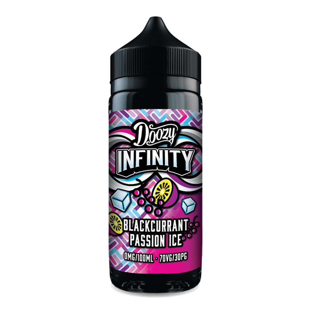 Doozy Infinity 100ml Shortfill E-Liquid Blackcurrant Passion Ice