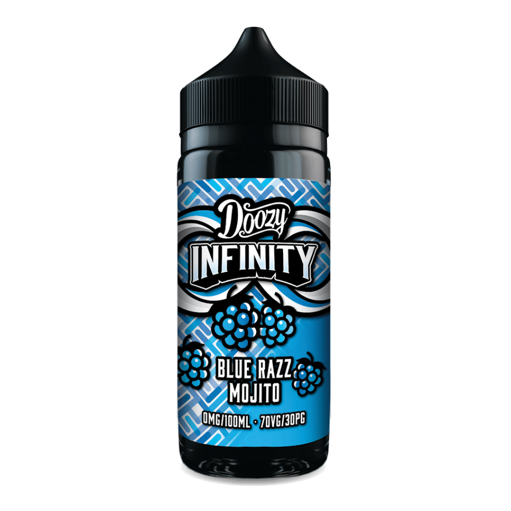 Doozy Infinity 100ml Shortfill E-Liquid Blue Razz Mojito