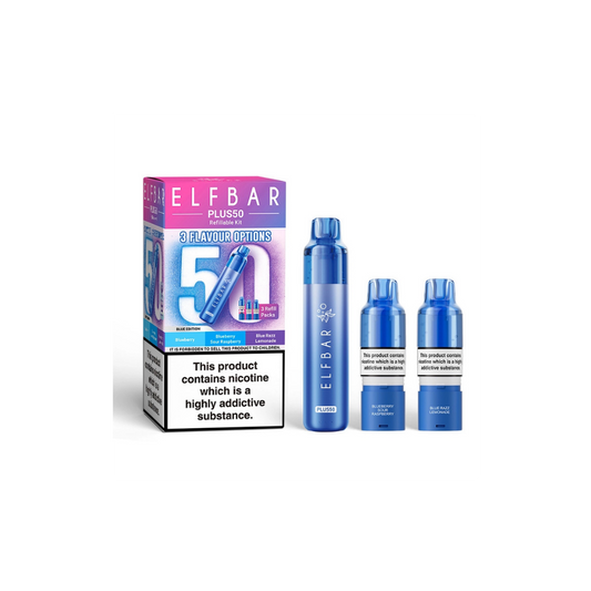 ELF BAR Plus 50 Prefilled Pod Kit Blue Edition