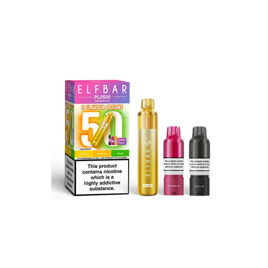ELF BAR Plus 50 Prefilled Pod Kit Juicy Edition
