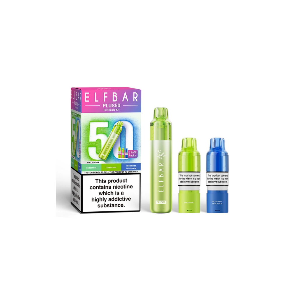 ELF BAR Plus 50 Prefilled Pod Kit Mint Edition