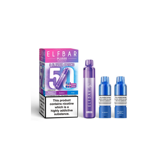 ELF BAR Plus 50 Prefilled Pod Kit Purple Edition