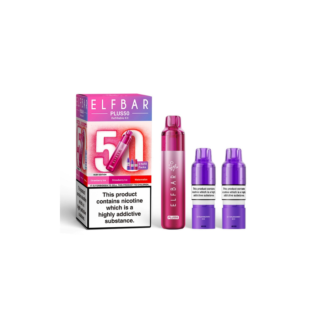 ELF BAR Plus 50 Prefilled Pod Kit Ruby Edition