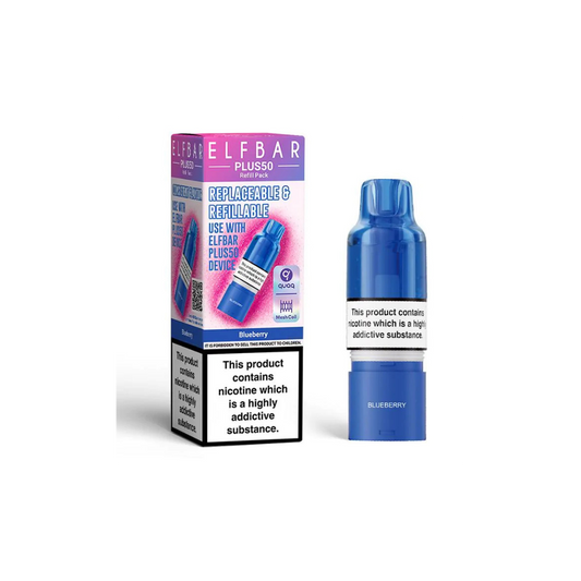 ELF BAR Plus 50 Refill Pack Blueberry