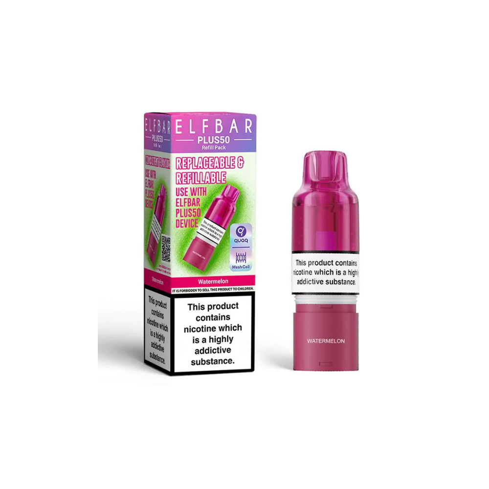 ELF BAR Plus 50 Refill Pack Watermelon