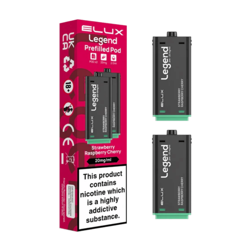 Elux Legend 1500 Prefilled Pod Strawberry Raspberry Cherry