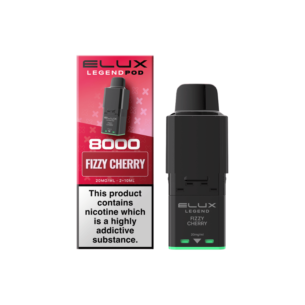 Elux Legend 8000 Prefilled Pod Fizzy Cherry