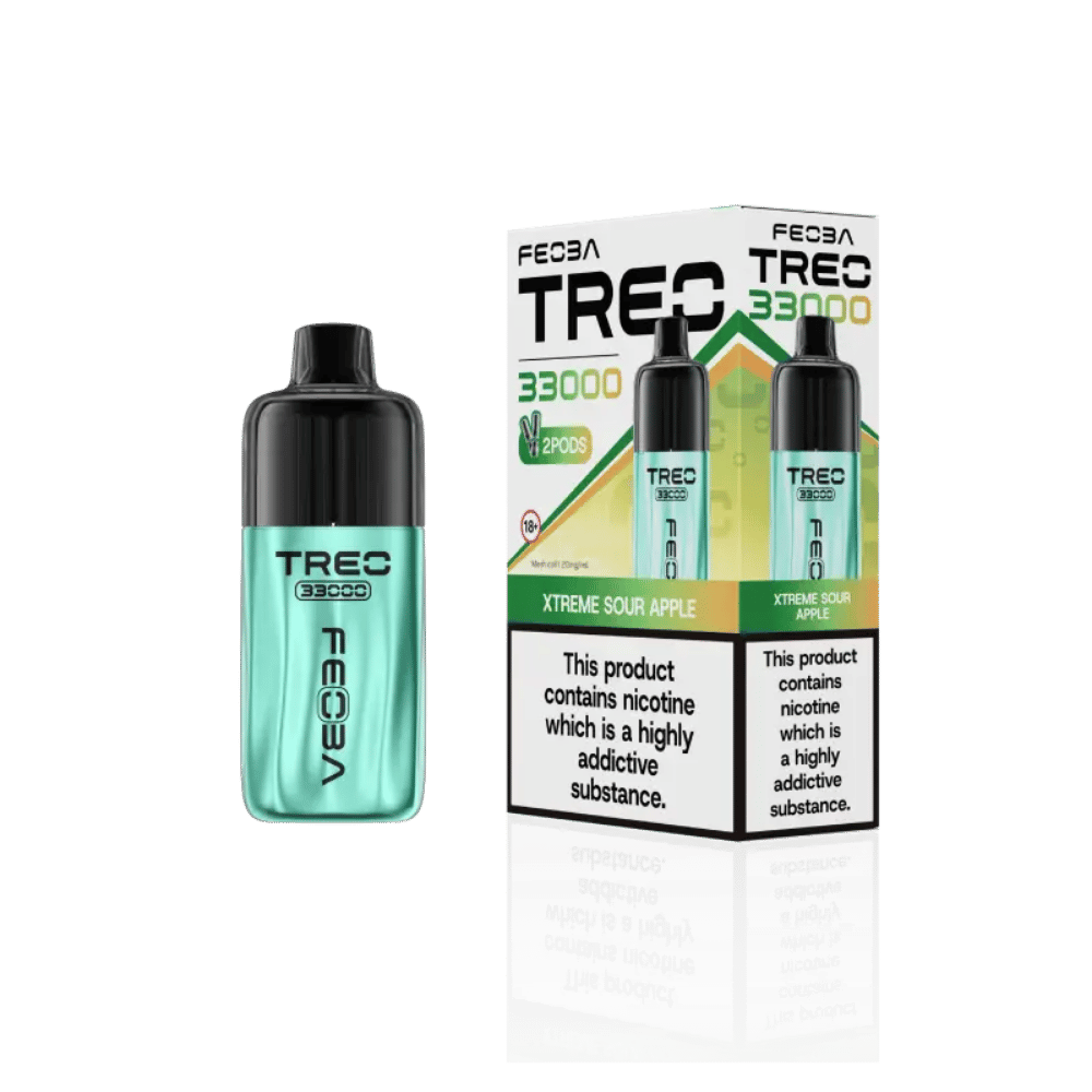 Feoba Treo 33000 Prefilled Pod Kit Xtreme Sour Apple