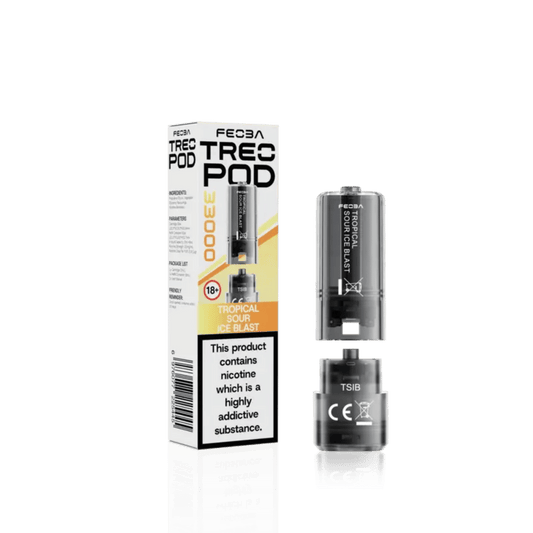 Feoba Treo 33000 Prefilled Pod Tropical Sour Ice Blast